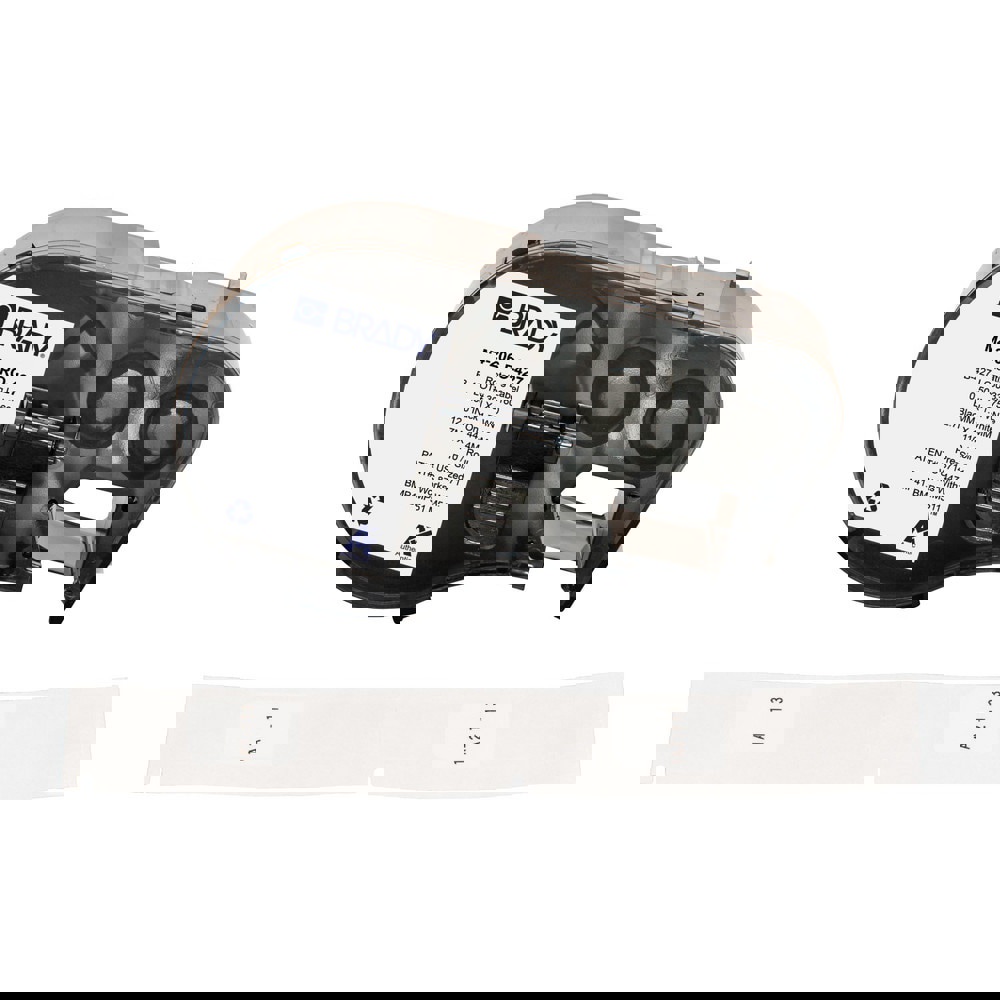 Labels, Ribbons & Tapes; Application: Self-Laminating Labels ; Type: Self-Laminating Labels ; Color Family: White ; Color: Black on White, Clear ; Number Of Labels Per Roll: 110 ; For Use With: BMP41; BMP51; M511